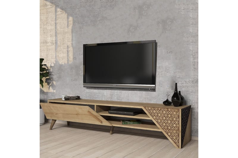 Gerais Tv-bänk 180 cm - Ek - Möbler - Tv möbel & mediamöbel - TV bänk & mediabänk