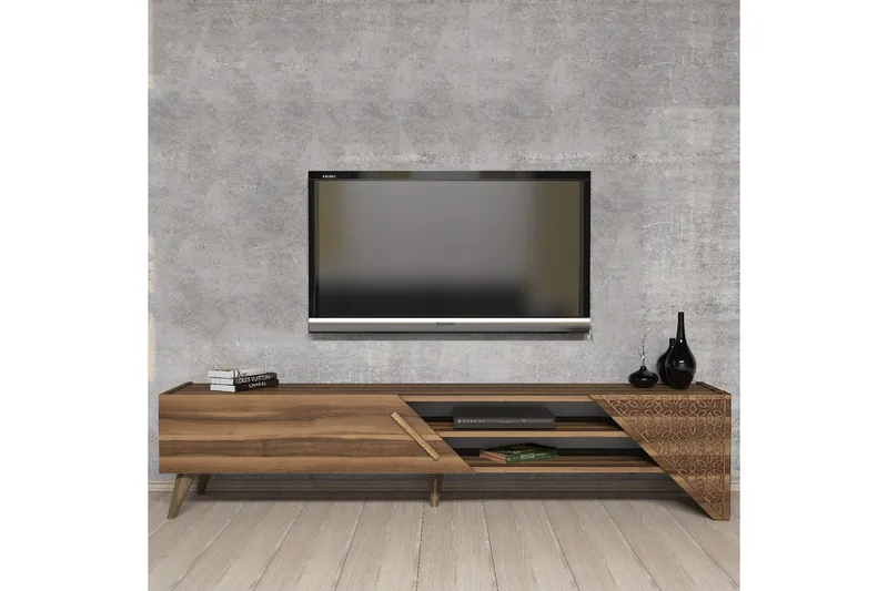Gerais TV-bänk 180 cm i Trä - Brun - Möbler - Tv möbel & mediamöbel - TV bänk & mediabänk