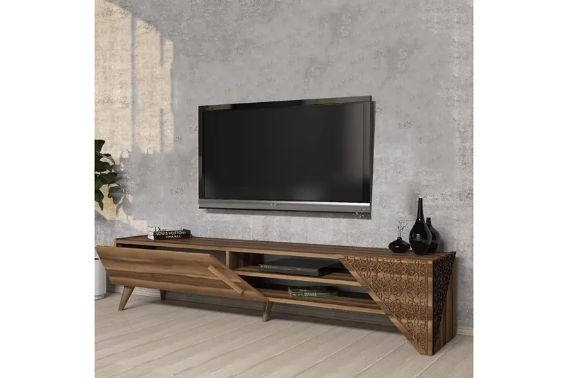 Gerais TV-bänk 180 cm i Trä - Brun - Möbler - Tv möbel & mediamöbel - TV bänk & mediabänk
