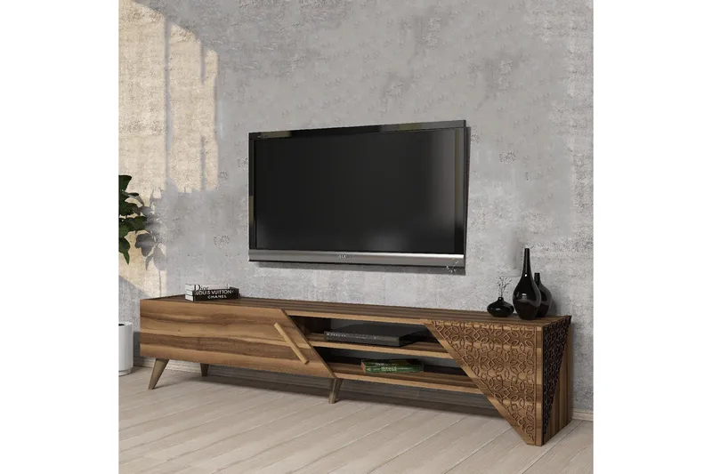 Gerais TV-bänk 180 cm i Trä - Brun - Möbler - Tv möbel & mediamöbel - TV bänk & mediabänk