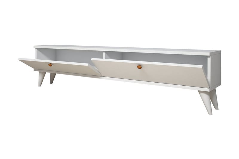 Gersby TV-Bänk 160 cm - Vit - Möbler - Tv möbel & mediamöbel - TV bänk & mediabänk