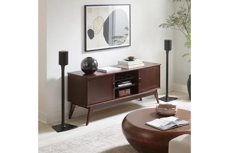 Golvstativ Sanus för Sonos ERA 100 2 Delar - Svart - Möbler - Tv möbel & mediamöbel - Mediastativ & väggfäste