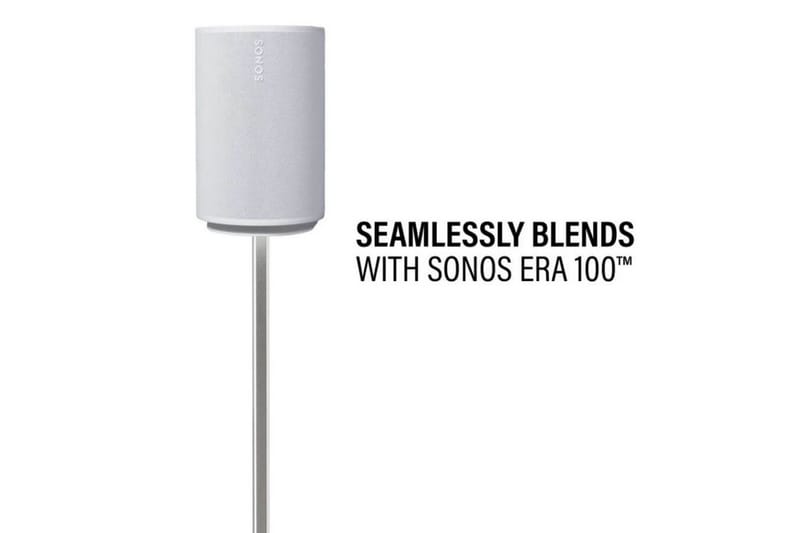 Golvstativ Sanus för Sonos ERA 100 2 Delar - Vit - Möbler - Tv möbel & mediamöbel - Mediastativ & väggfäste