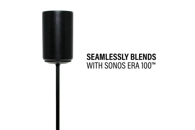 Golvstativ Sanus för Sonos ERA 100 - Svart - Möbler - Tv möbel & mediamöbel - Mediastativ & väggfäste