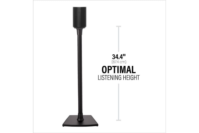 Golvstativ Sanus för Sonos ERA 100 - Svart - Möbler - Tv möbel & mediamöbel - Mediastativ & väggfäste