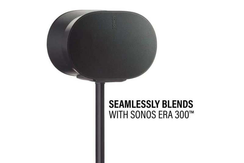 Golvstativ Sanus för Sonos ERA 300 2 Delar - Svart - Möbler - Tv möbel & mediamöbel - Mediastativ & väggfäste