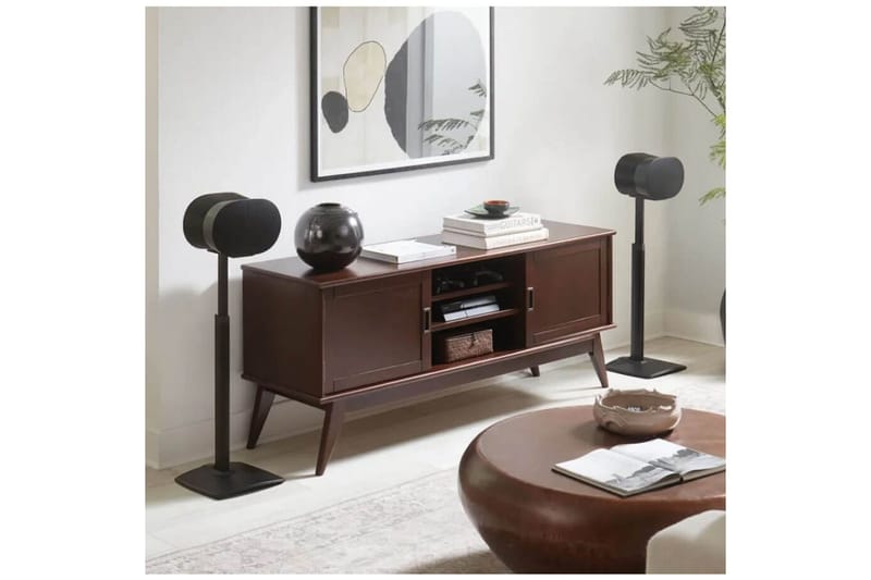 Golvstativ Sanus för Sonos ERA 300 2 Delar - Svart - Möbler - Tv möbel & mediamöbel - Mediastativ & väggfäste