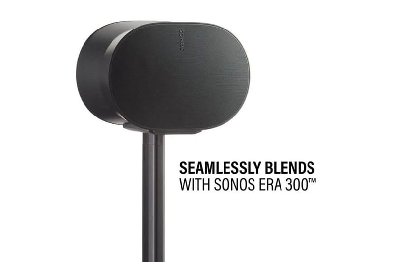 Golvstativ Sanus för Sonos ERA 300 2 Delar - Svart - Möbler - Tv möbel & mediamöbel - Mediastativ & väggfäste