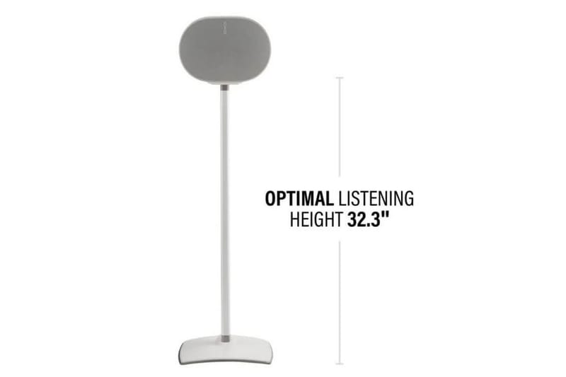 Golvstativ Sanus för Sonos ERA 300 2 Delar Vit, Fast stativ - Vit, Fast stativ - Möbler - Tv möbel & mediamöbel - Mediastativ & väggfäste