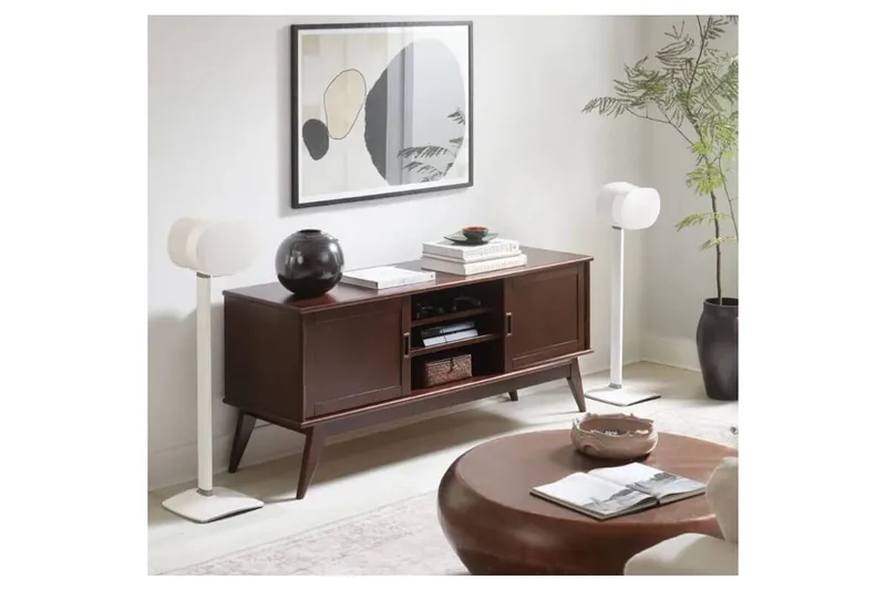 Golvstativ Sanus för Sonos ERA 300 2 Delar - Vit - Möbler - Tv möbel & mediamöbel - Mediastativ & väggfäste