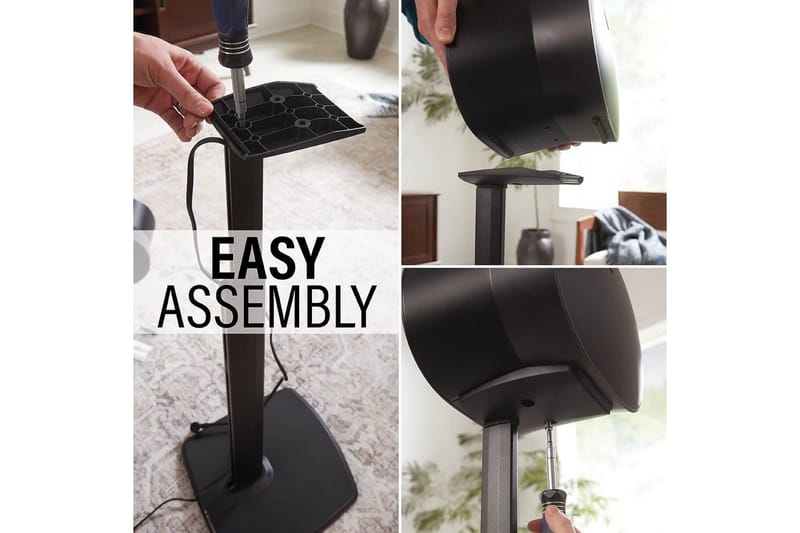 Golvstativ Sanus för Sonos ERA 300 - Svart - Möbler - Tv möbel & mediamöbel - Mediastativ & väggfäste