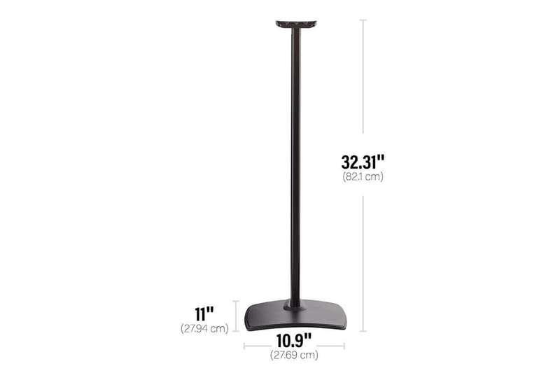 Golvstativ Sanus för Sonos ERA 300 - Svart - Möbler - Tv möbel & mediamöbel - Mediastativ & väggfäste