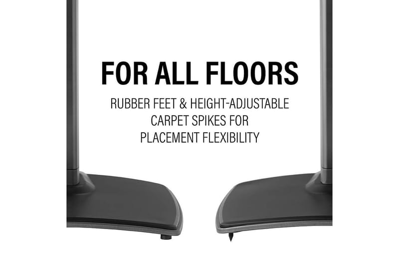 Golvstativ Sanus för Sonos ERA 300 - Svart - Möbler - Tv möbel & mediamöbel - Mediastativ & väggfäste