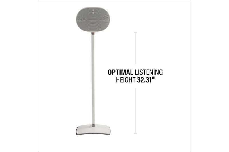 Golvstativ Sanus för Sonos ERA 300 Vit, Fast stativ - Vit, Fast stativ - Möbler - Tv möbel & mediamöbel - Mediastativ & väggfäste