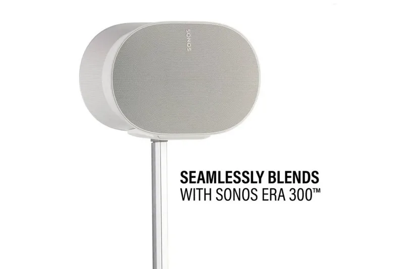 Golvstativ Sanus för Sonos ERA 300 - Vit - Möbler - Tv möbel & mediamöbel - Mediastativ & väggfäste