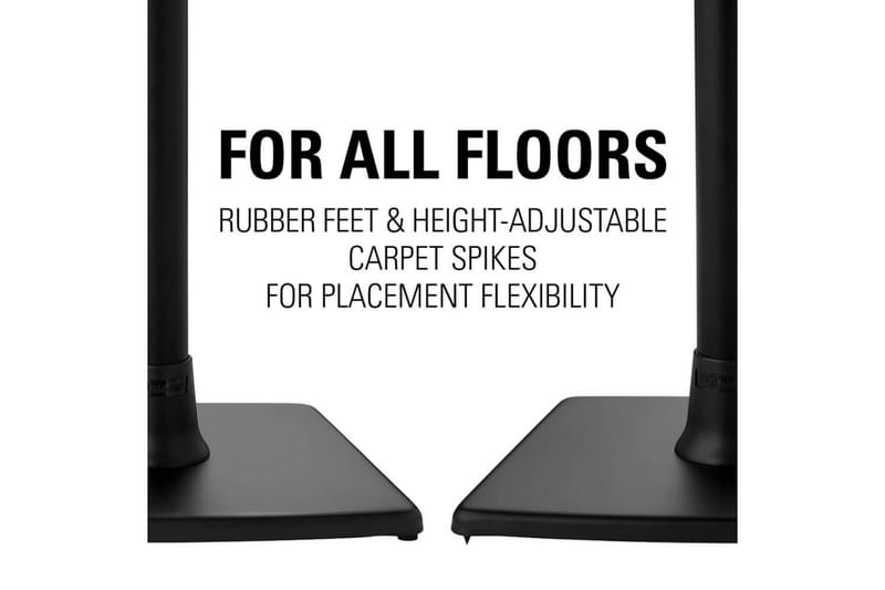 Golvstativ Sanus för Sonos One SL Play:1 och Play:3 - Svart - Möbler - Tv möbel & mediamöbel - Mediastativ & väggfäste