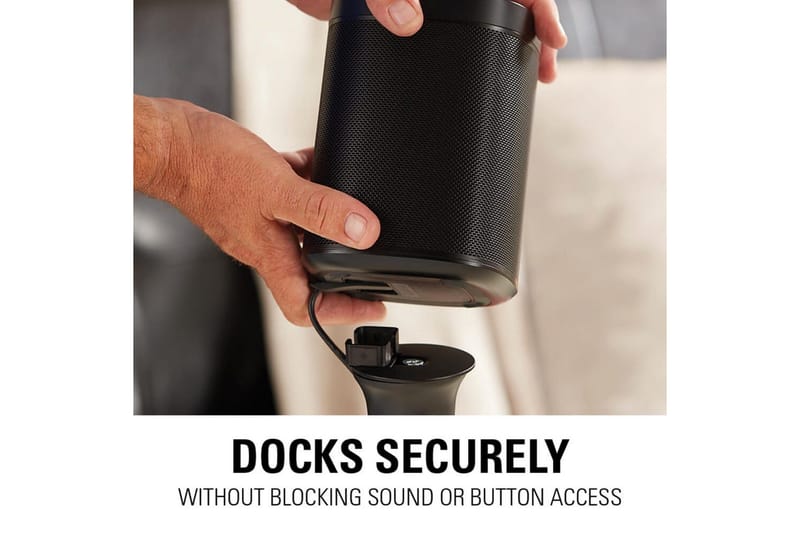 Golvstativ Sanus för Sonos One SL Play:1 och Play:3 - Svart - Möbler - Tv möbel & mediamöbel - Mediastativ & väggfäste