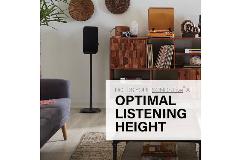 Golvstativ Sanus för Sonos Play:5 - Svart - Möbler - Tv möbel & mediamöbel - Mediastativ & väggfäste