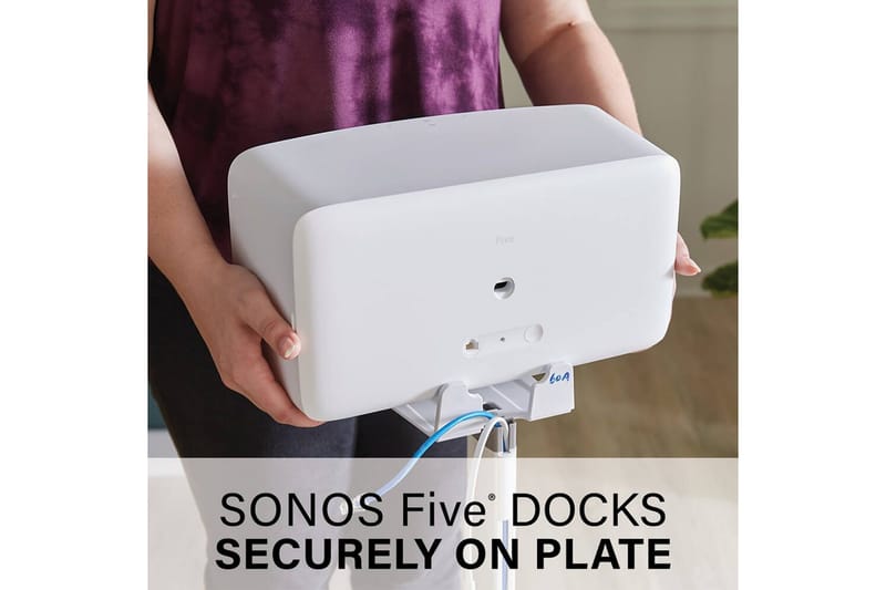 Golvstativ Sanus för Sonos Play:5 Vit - Vit - Möbler - Tv möbel & mediamöbel - Mediastativ & väggfäste