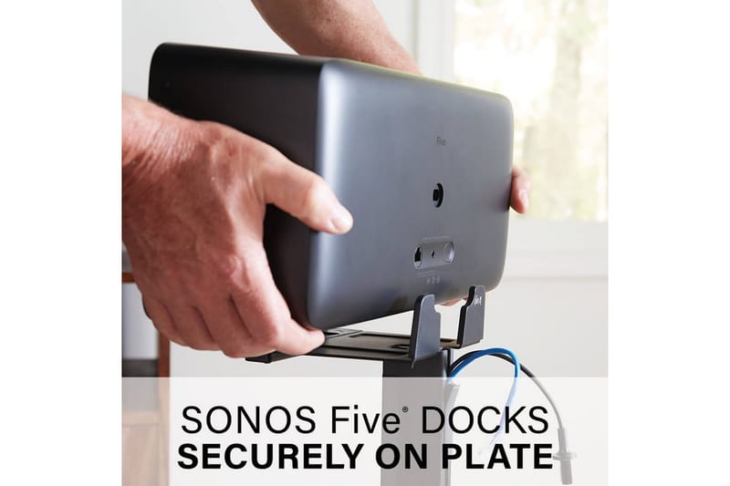Golvstativ Sanus för Sonos Play:5 Svart - Svart - Möbler - Tv möbel & mediamöbel - Mediastativ & väggfäste