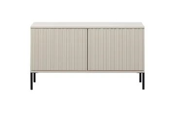 Gravure Golvstående Tv Bänk 100 cm med Förvaring i Målat Trä - Beige - Möbler - Tv möbel & mediamöbel - TV bänk & mediabänk