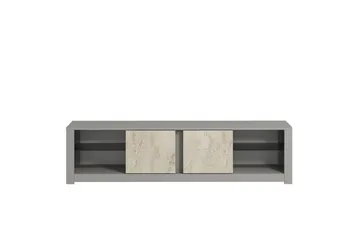 Griselda Tv-bänk 180 cm - Grå/Travertin - Möbler - Tv möbel & mediamöbel - TV bänk & mediabänk