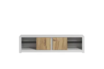 Griselda TV-bänk 180 cm i Ek - Vit - Möbler - Tv möbel & mediamöbel - TV bänk & mediabänk