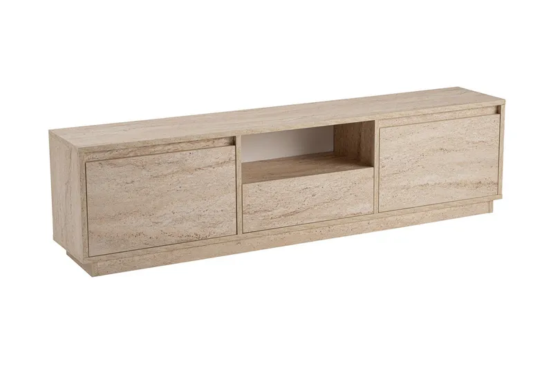 Gulliver Tv-bänk 160x30 cm - Travertin - Möbler - Tv möbel & mediamöbel - TV bänk & mediabänk