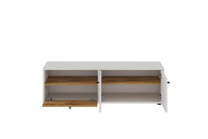 Gwen Tv-bänk 136 cm - Vit/Ek - Möbler - Tv möbel & mediamöbel - TV bänk & mediabänk