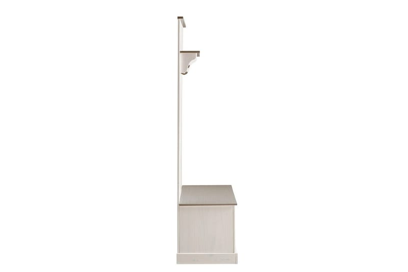 Högskåp Toby Vit, 185x90x45 cm - Vit, 185x90x45 cm - Möbler - Tv möbel & mediamöbel - TV skåp