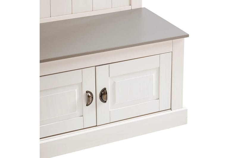 Högskåp Toby Vit, 185x90x45 cm - Vit, 185x90x45 cm - Möbler - Tv möbel & mediamöbel - TV skåp