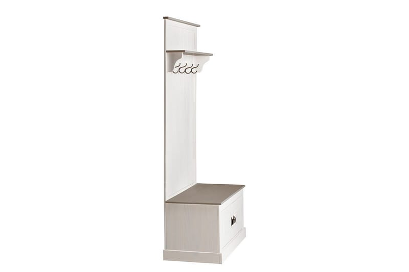 Högskåp Toby Vit, 185x90x45 cm - Vit, 185x90x45 cm - Möbler - Tv möbel & mediamöbel - TV skåp