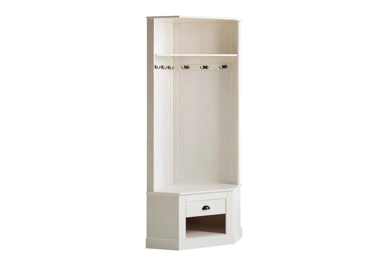 Högskåp Toby Vit, 185x90x65 cm - Vit, 185x90x65 cm - Möbler - Tv möbel & mediamöbel - TV skåp