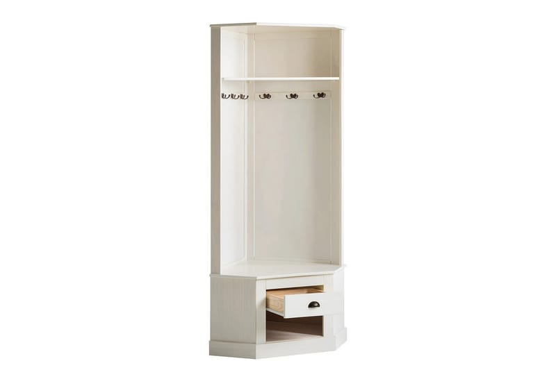 Högskåp Toby Vit, 185x90x65 cm - Vit, 185x90x65 cm - Möbler - Tv möbel & mediamöbel - TV skåp