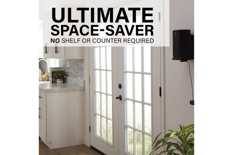 Högtalarfäste Sanus för Sonos Move - Svart - Möbler - Tv möbel & mediamöbel - Mediastativ & väggfäste