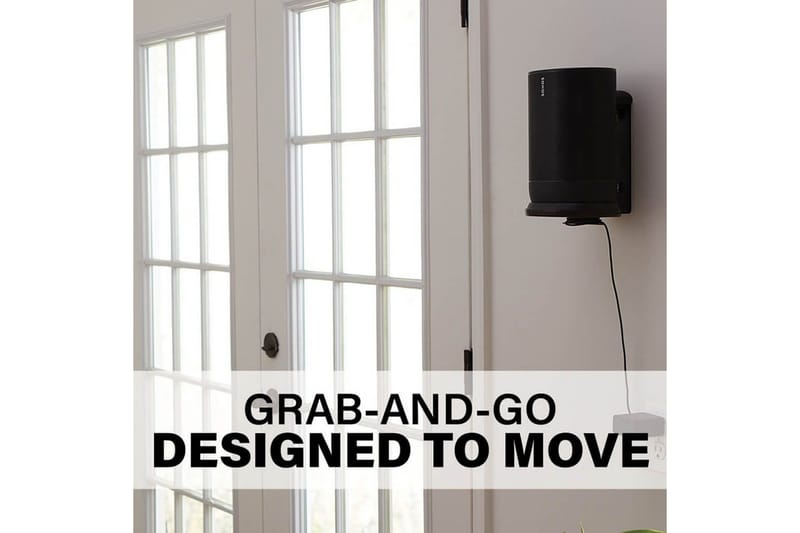 Högtalarfäste Sanus för Sonos Move - Svart - Möbler - Tv möbel & mediamöbel - Mediastativ & väggfäste
