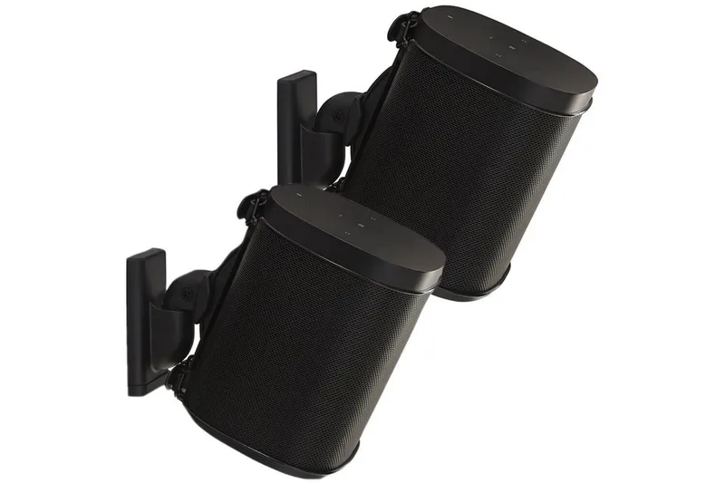 Högtalarfäste Sanus för Sonos One SL Play:1 och Play:3, Svart