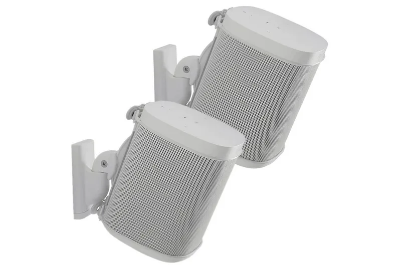 Högtalarfäste Sanus för Sonos One SL Play:1 och Play:3 - Vit - Möbler - Tv möbel & mediamöbel - Mediastativ & väggfäste