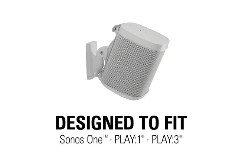 Högtalarfäste Sanus för Sonos One SL Play:1 och Play:3 - Vit - Möbler - Tv möbel & mediamöbel - Mediastativ & väggfäste
