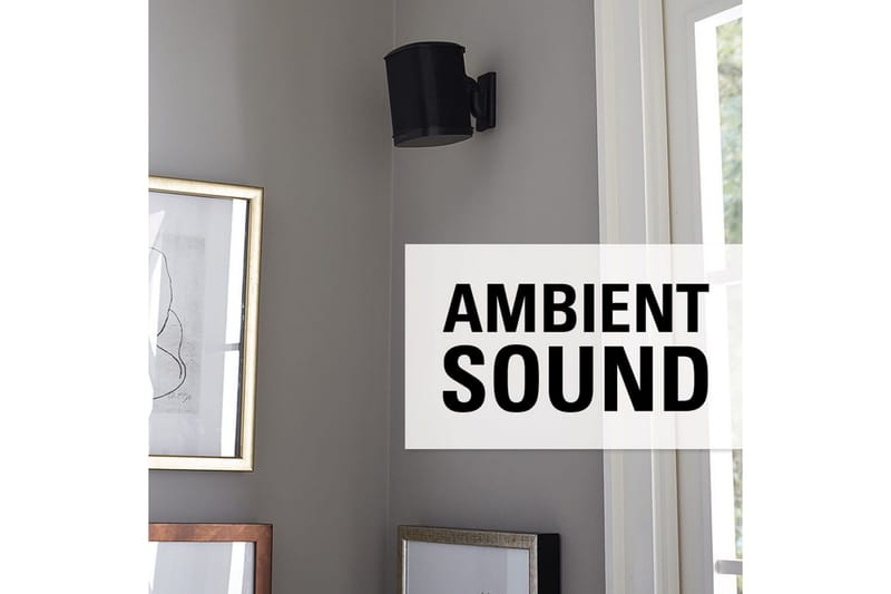 Högtalarfäste Sanus för Sonos One SL Play:1 och Play:3 - Svart - Möbler - Tv möbel & mediamöbel - Mediastativ & väggfäste