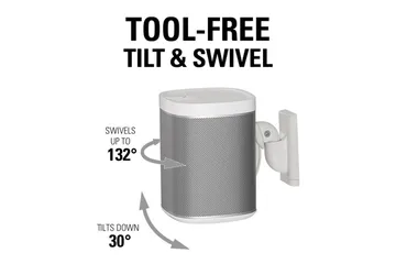 Högtalarfäste Sanus för Sonos One SL Play:1 och Play:3 - Vit - Möbler - Tv möbel & mediamöbel - Mediastativ & väggfäste