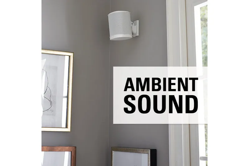 Högtalarfäste Sanus för Sonos One SL Play:1 och Play:3 - Vit - Möbler - Tv möbel & mediamöbel - Mediastativ & väggfäste