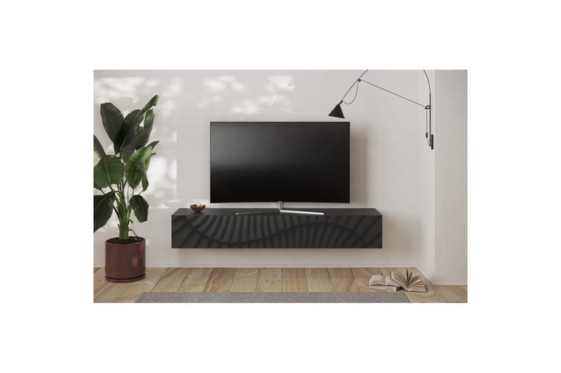 Hawell Vägghängd Tv-Bänk 180 cm - Mörkgrå - Möbler - Tv möbel & mediamöbel - TV bänk & mediabänk