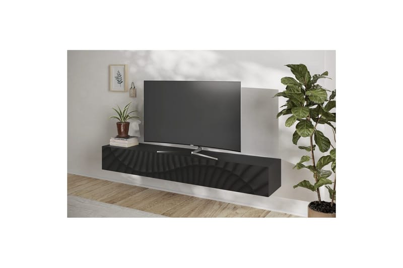 Hawell Vägghängd Tv-Bänk 210 cm - Mörkgrå - Möbler - Tv möbel & mediamöbel - TV bänk & mediabänk