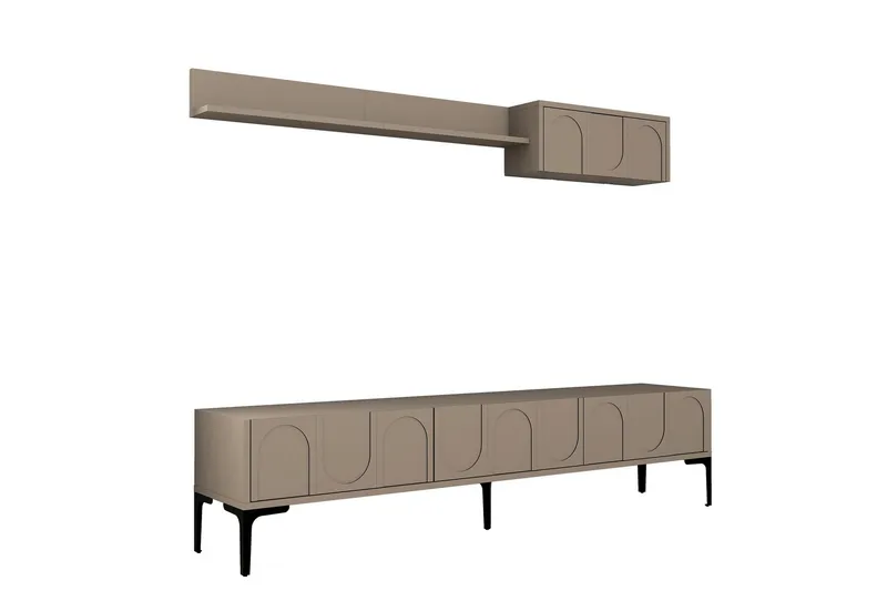 Hazim Tv-bänk 180 cm, Svart