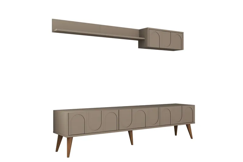 Hazim Tv-bänk 180 cm, Valnöt