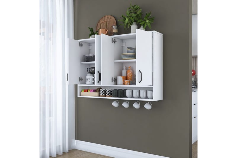 Heba Tv-skåp 120 cm - Vit - Möbler - Tv möbel & mediamöbel - TV skåp