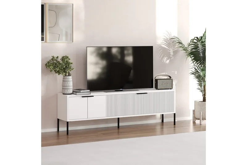 Hew Tv-bänk 150 cm - Vit - Möbler - Tv möbel & mediamöbel - TV bänk & mediabänk