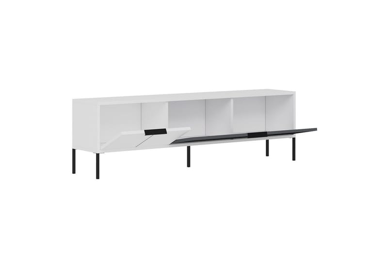Hew Tv-bänk 150 cm - Vit/Antracit - Möbler - Tv möbel & mediamöbel - TV bänk & mediabänk