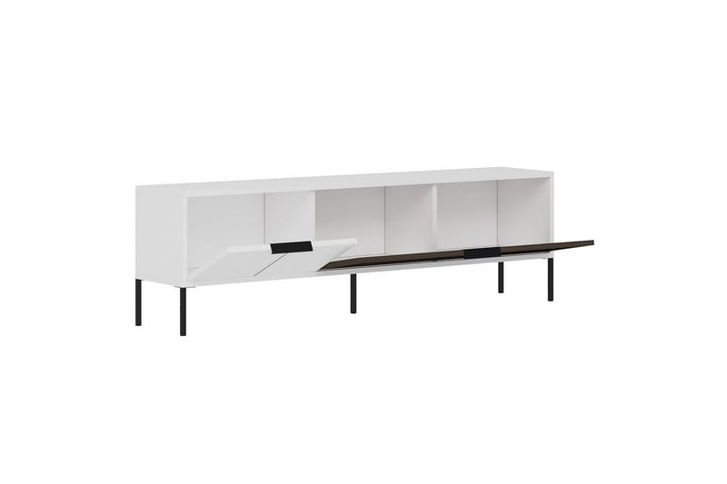 Hew Tv-bänk 150 cm - Vit/Valnöt - Möbler - Tv möbel & mediamöbel - TV bänk & mediabänk